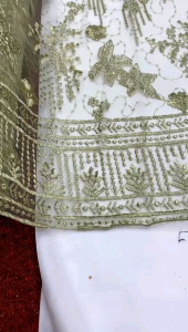 Bahan Kain Tile Lace Saptop Bordir