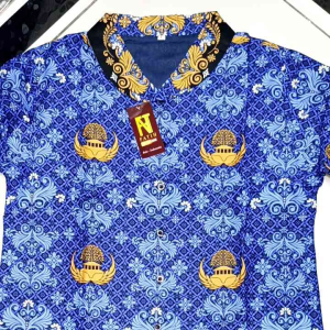 Baju Korpri Pria Kerah Hitam Resmi Edaran Pemerintah