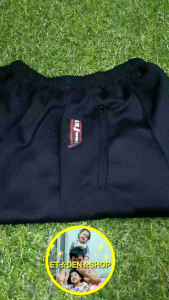 กางเกงวอร์มเด็กอนุบาลขาสั้นสีดำ ผ้าวอร์มอย่างดีใช้ประกอบการเรียน