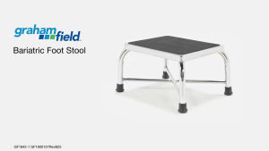 Medical One Step Foot Stool Stainless Steel Non-Slip Platform & Legs Durable Medical Grade