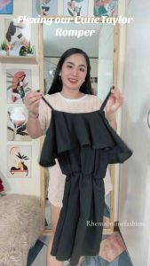 Taylor Romper Bark Crepe Fitted from Small - Medium