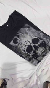 Baju viral distro pria SKULL ASAP 3HEAD RUBHK049