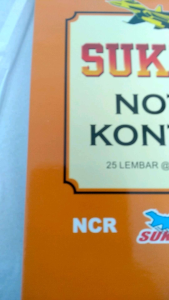 Buku Nota Kontan Rangkap 2 ISI 50 Shett Warna Merah Putih COD