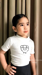 Roundneck Minimalist Crop top | 2-4y/o Kids | Alphamale Clothing