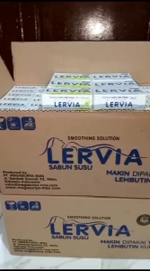 LERVIA Sabun Susu 90gr Paket Hemat 10pcs