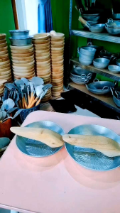 Cobek Cantik Khas Garut & Ulekan Tahan Lama 17cm & 19cm