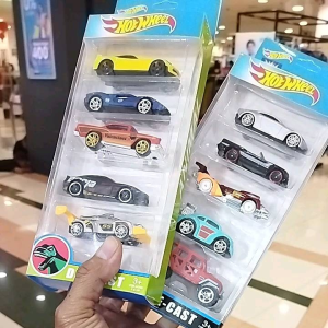 Terlaris Die Cast Mainan Viral Hotweel 1 set isi 5 pcs Real Car Die cast