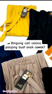 Kulot Knit Anak Premium 7-8 9-10 dan 11-12 tahun