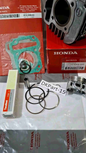 Blok Seher komplit KWB Isi piston kitTop Set Lem  Honda Revo Absholut Blade 110 karbu