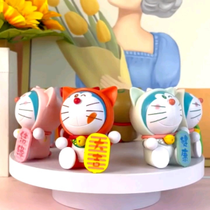 🇸🇬 Inplay Chinese New Year CNY Blind Box Doraemon Lucky Fortune Series Figurine Display Figure