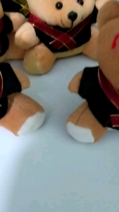 Boneka teddy bear wisuda mini buket topi + toga