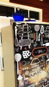 Stiker Kulkas 1 Pintu dan Sticker Kulkas 2 Pintu Kitchen Full OF Love