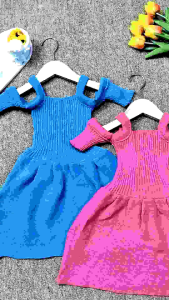 Dress Rajut SABRINA Baju Rajut Anak Perempuan 1-3 tahun