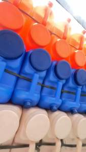 Colored Water Gallon Container - Slim & Round - 20 Liter/5 Gallons Size - New Colors - Drinkware > Water Bottles