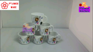 [6​ชิ้น]​ ถ้วย​มี​หู​ 3​นิ้ว​ เมลามีน​แท้​ ลาย​ Prince​ss​ sofia​ ผลิต​จาก​ Superware​