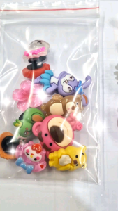 Set 10 charm gắn dép nhiều màu sắc xinh xắn đáng yêu