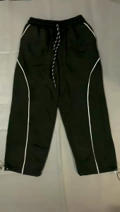 Celana Baggy Pants STRIPED REFLEKTIF Bahan Fleece / Celana Anak Strip Menyala / Celana Skena Flash Menyala