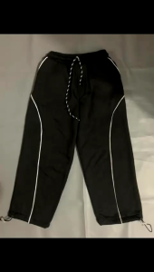 BISA COD !!!Celana Baggy Pants STRIPED REFLEKTIF Bahan Fleece / Celana Anak Strip Menyala