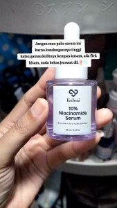 Lishui skincare serum niacinamide 10%/serum pencerah memudarkan flek hitam/serum viral