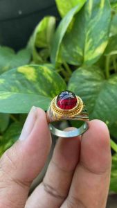 CINCIN BATU KECUBUNG API MERAH MINIMALIS TOP QUALITY
