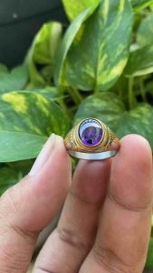 CINCIN BATU KECUBUNG UNGU CUTTING BAWAH ASLI SUPER KEREN TOP QUALITY
