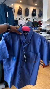 Kemeja Polos Pendek Premium Katun Sigaret Formal Pria Muda