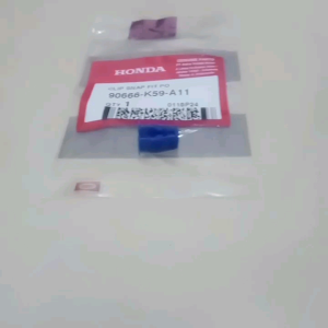 clip klip penjepit cover body bodi clip snap fit motor honda warna biru original honda 90666K59A11
