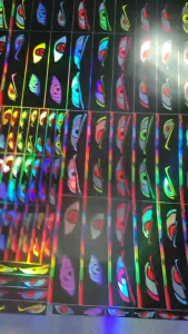 Paket 1 Lembar Isi 80 Pcs Sticker Strobo Hologram Asli Anti Air