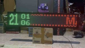 JAM SHOLAT IQOMAH JWS003-LK 100x20x5cm: Bergaransi & Berkualitas Tinggi