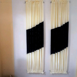 Gorden Kupu-Kupu Spiral untuk Jendela Minimalis Kecil Kain Tebal