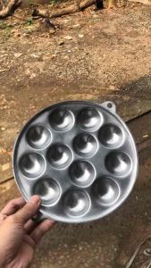 CETAKAN KUE CUBIT CETAKAN TELUR LUBANG 12 ANTI Lengket Aluminium Kitchenware