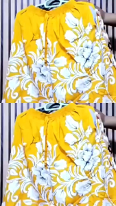 6pcs pambahay Challis Short Printed for ladies Assorted colors freesize fir 25-32 kasya.