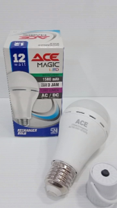 LAMPU LED ACE EMERGENCY MAGIC AC DC 12 WATT