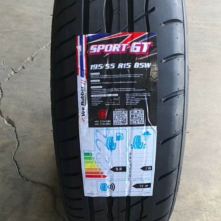 195/55R15 Vee Rubber SPORT GT ยางใหม่ ผลิตปี2023 (1เส้น) Lazada.co.th