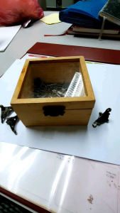 4pcs/ Set Kotak Barang Kemas Gangsa Antik Hiasan untuk Pelindung Sudut Kaki Kaki Sarung/ 4pcs/ Set Decorative Antique Bronze Jewellery Box for Case Feet Leg Corner Protector