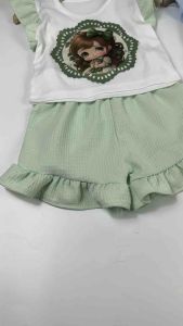 ชุดเซทเด็กแขนระบาย กับกางเกงขาระบาย - สำหรับกางเกงขาระบายที่ต้องการระบุรหัสสกุลเงิน