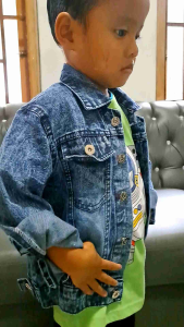 Jaket jeans anak laki laki usia 3-6th/ baca deskrippsi
