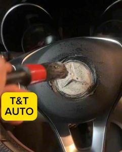 Bộ 5 chổi cọ quét vệ sinh xe ô tô đa năng chất lượng cao.