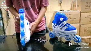 NEW!!! Sepatu Roda Anak Bonus Kunci L Baut Bajaj