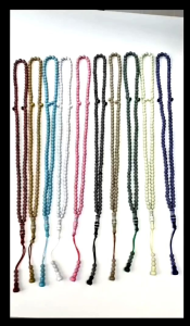 Tasbih 99 Butir Diameter 7 mm Akrilik Tasbih Sholat TB99028