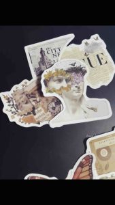 Hộp 10/ 20/ 50 miếng dán washi không trùng nhau phong cách instagram Sticker Bướm Hình Dán vintage ngẫu nhiên trong suốt chống thấm nước trang trí sổ tay decor background chụp ảnh trang trí góc học tập nó bản hiểm photocard idol nhật kí siêu đáng yêu