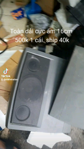 1 cái loa toàn dải 16cm cực hay của Sony Fomosa. Giá 1 cái