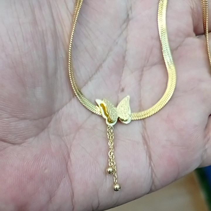 🔥[Bayar di Tempat] kalung perhiasan wanita korea anti karat