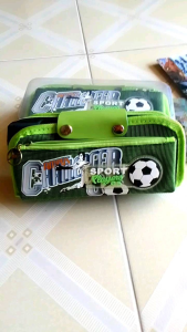 Hộp bút bằng vải nhiều ngăn sức chứa lớn phong cách thể thao