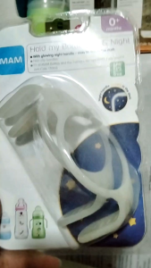 MAM Hold my Bottle Day & Night Glow in the Dark Handle (Pack of 2)
