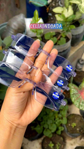 (RK-03) KACAMATA BACA PLUS | kacamata anti radiasi pria wanita +1 sd 2 zoom cerdas otomatis