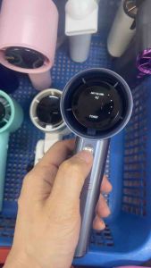 Handheld Mini Fan High Speed Strong Wind 100 Gear Adjustable Speeds LED