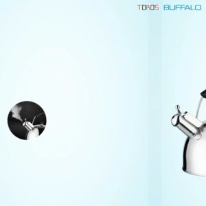 BUFFALO SUS304 Kettle 3.5L Whistling Kettle | One Piece Design | Fast Boiling 牛头牌3.5L不锈钢热水壶 哔哔壶 (ET184)