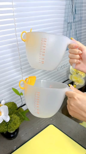 🇲🇾Readystock🇲🇾 egg strainer measuring cup 鸡蛋过滤量杯  Liquid With Scale Removable Filter Egg Liquid Mixing Measuring Cup 打蛋碗
