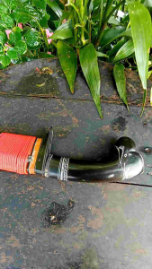 GOLOK TEBAS HENDLE TANDUK KERBAU PADAT KHAS PENGRAJIN GOLOK GALONGGONG